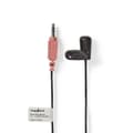 Miniatyrbillede 2 af 4: Nedis MICCJ100BK Kablet mikrofon Clip-on 3,5 mm Sort
