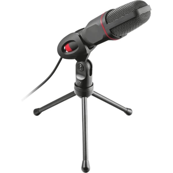 Trust GXT 212 Mico USB Mikrofon Sort/Rød