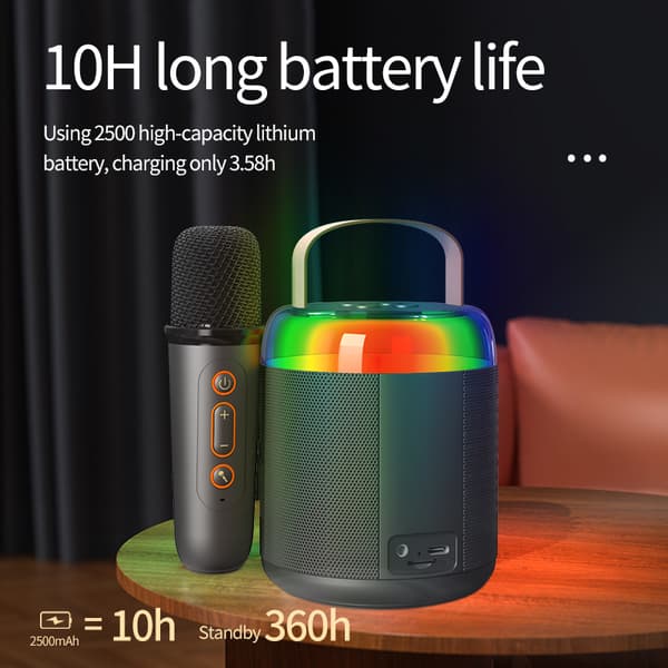 INF Y2-Single Mic Allt-i-ett Karaoke Bluetooth-högtalare