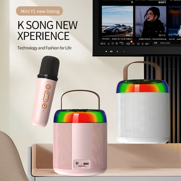 INF Y2-Single Mic Allt-i-ett Karaoke Bluetooth-högtalare