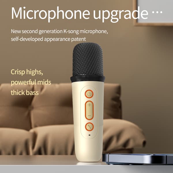 INF Y2-Single Mic Allt-i-ett Karaoke Bluetooth-högtalare