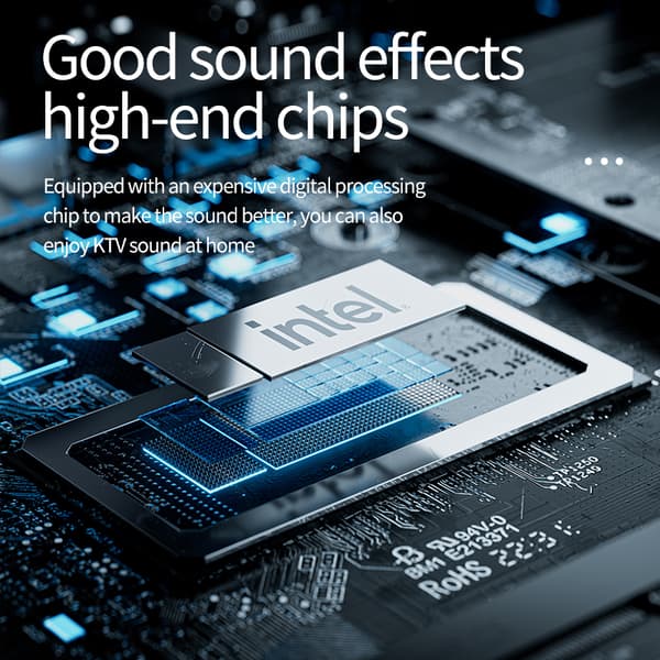 INF Home Karaoke Bluetooth -kaiutinmikrofoni Y1 - Yksi mikrofoni