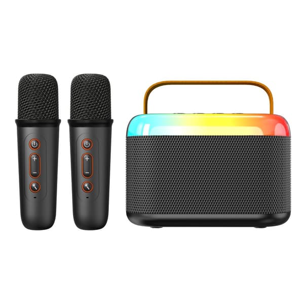 INF Y3-Dual Mic Home KTV Bluetooth-højttalermikrofon