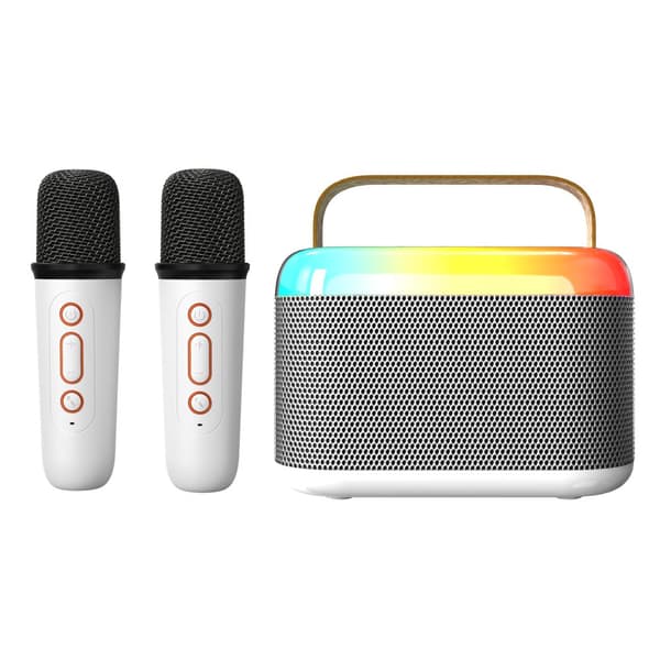 INF Y3-Dual Mic Home Karaoke Bluetooth Speaker Microphone