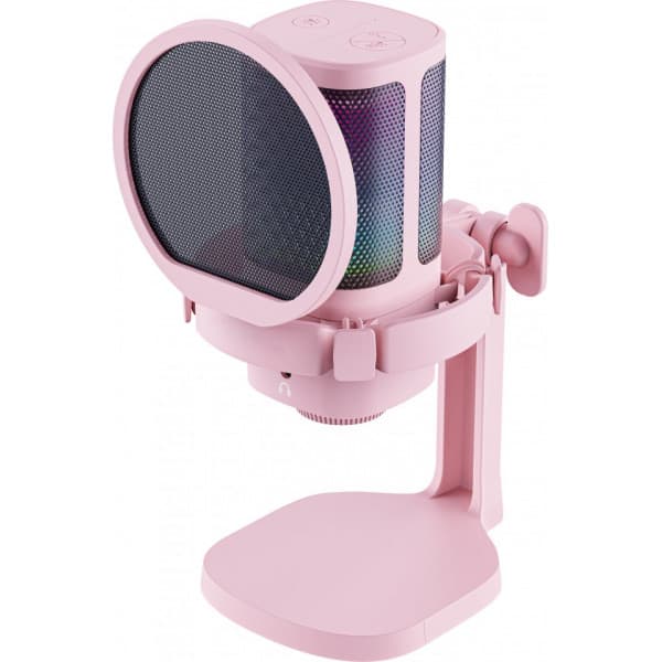 Blackstorm Rocket -mikrofon för USB, rosa