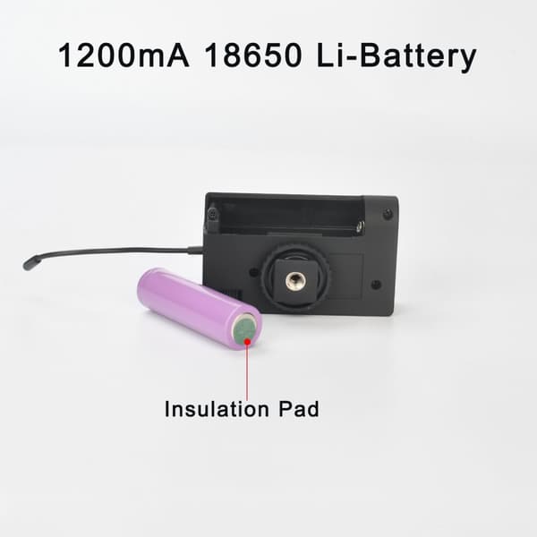Trådløs Lavalier Mikrofon, Kondensator Transducer, Kardioid Polar Mønster, Kompakt Design