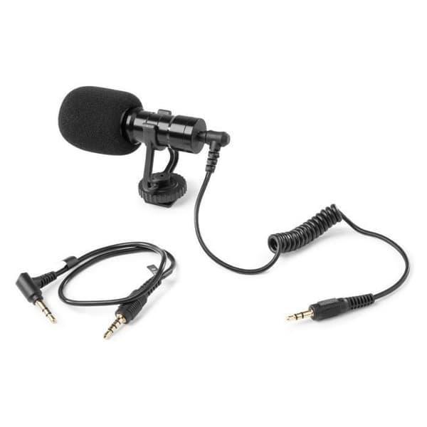 Mikrofon Vonyx CMC200 - Kompatibel med Android och iPhone - Plug &amp; Play - Levereras med ett ljudisoleringens fodral