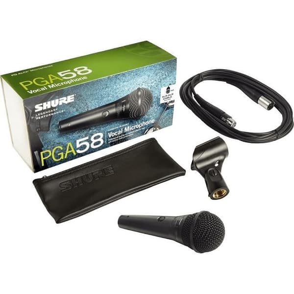 Shure - PGA58-XLR sång - XLR kardioid dynamisk mikrofon