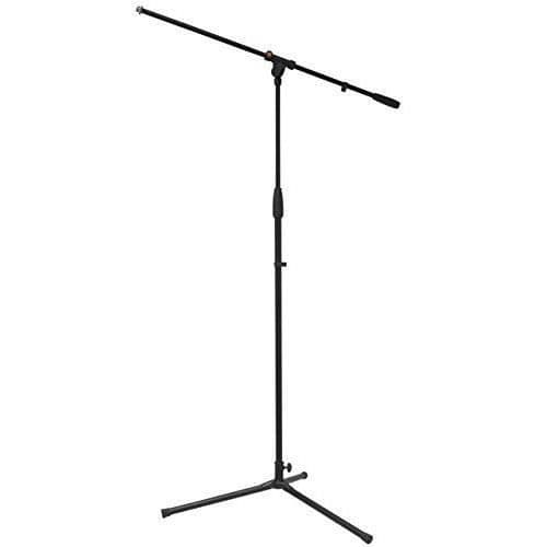 Mikrofonstativ - Bespeco - SH12NE - Teleskopisk - Höjdjusterbar - Svart