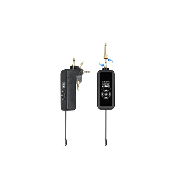 INF Trådløst mikrofonsæt, UHF-system med to kanaler