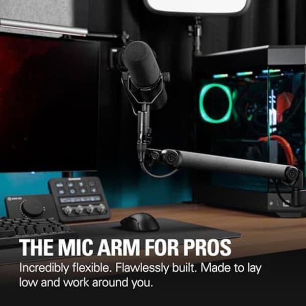 Mikrofonarm - ELGATO - Wave Mic Arm Pro - Låg profil - 360° rotation - Klarar upp till 3 kg