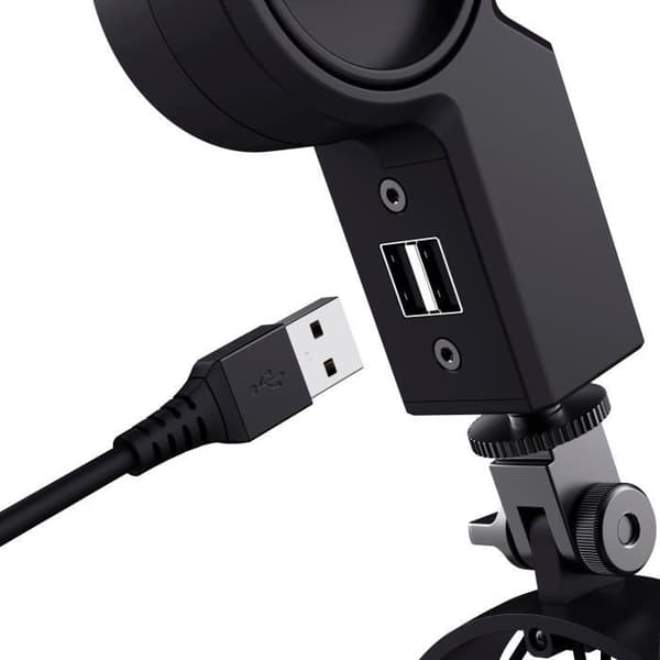 Trust Gaming GXT 255+ Onyx Professionell spelmikrofon med arm, kardioid, USB-bommikrofon för PC, Gamer, Streaming