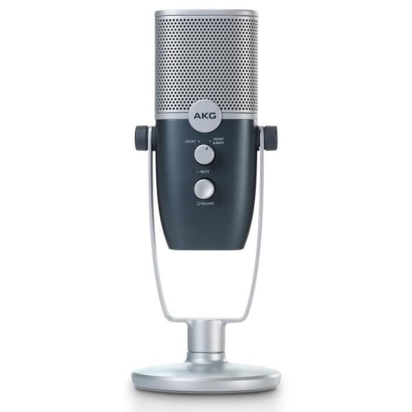 AKG Ara - Dubbelriktad mikrofon - 24-bitar/96 kHz - Hörlursuttag - USB