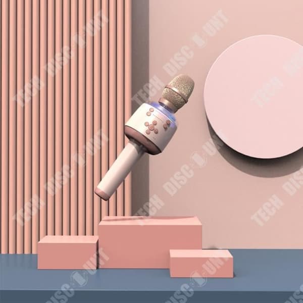 TD® Bluetooth trådlös mikrofon 1200mAh Stöd TF-kort Intelligent brusreducering Efterklangsjustering