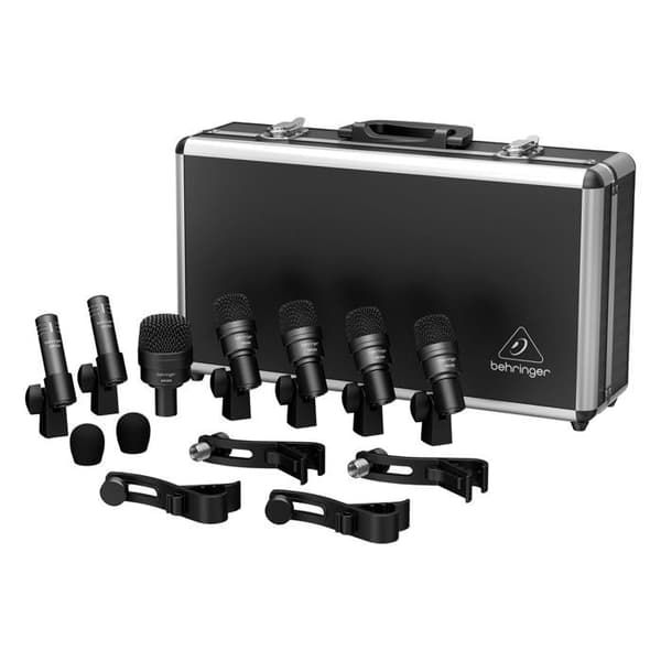Professionella Mikrofonset - BEHRINGER - BC1200 - 7 Delar - Perfekt för Studio och Konsert - Trådad