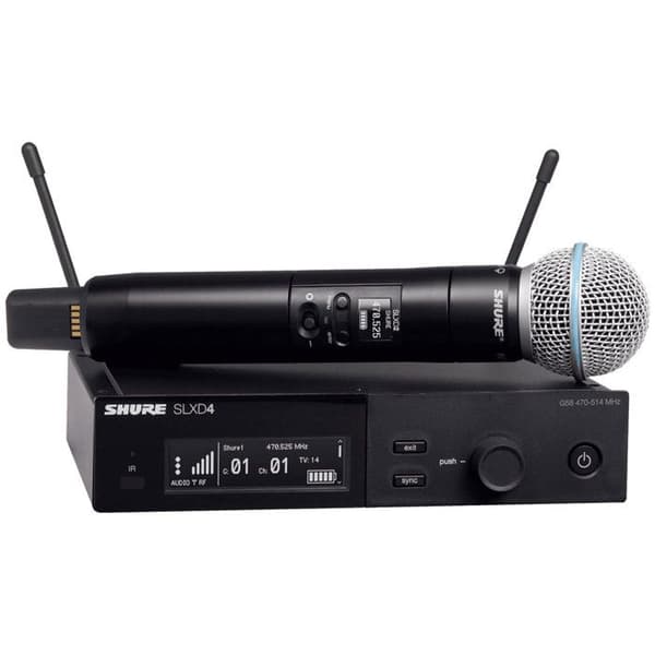 Shure SLXD24E-B58 G59 Mikro HF Chant
