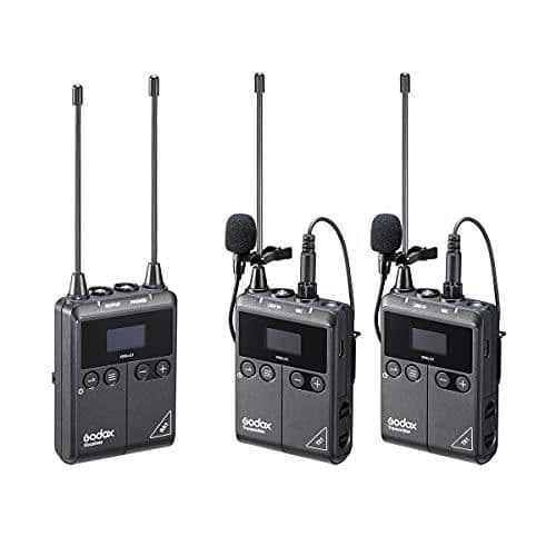 GODOX WMICS1 KIT 2 UHF LAVALIER TRÅDLÖST SYSTEM