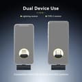 Miniatyrbild 3 av 6: Retekess TG103 Trådlös Lavalier Mikrofon, Plug&amp;Play (2TX+2RX), Intelligent DSP Bullerreduktion, 7H, för mobila enheter