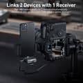 Miniatyrbild 4 av 6: Blink 500+ B2 trådlöst mikrofonsystem - SARAMONIC - För 2 personer - USB-C och 3,5 mm utgångar - Svart