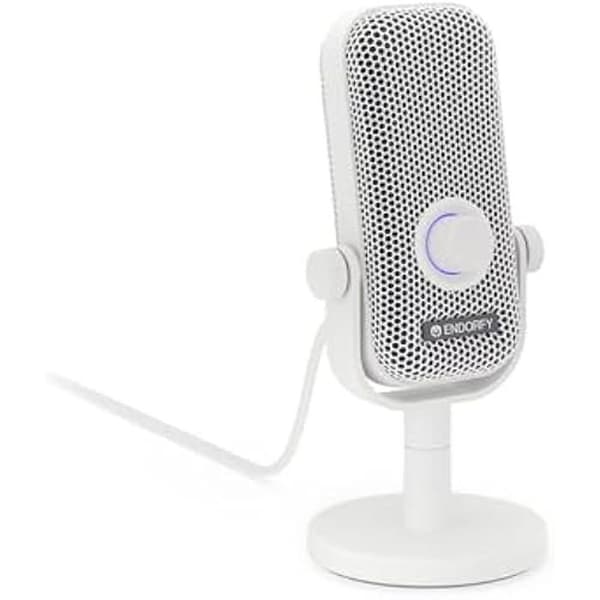 Spelmikrofon - ENDORFY - Solum Voice S Onyx Vit - Kardioidläge - RGB-belysning - USB-C