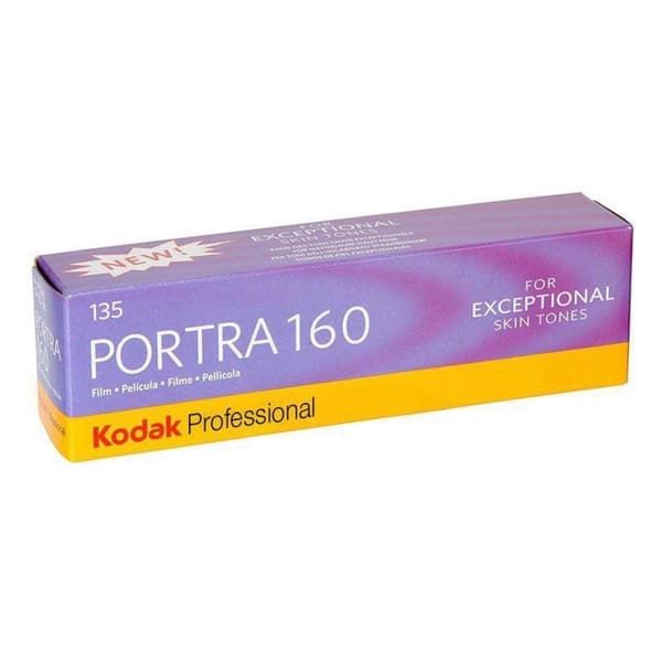 Kodak PROFESSIONAL PORTRA 160 - Farve negativ film - 135 (35 mm) - ISO 160 - 36 eksponeringer - 5 ruller