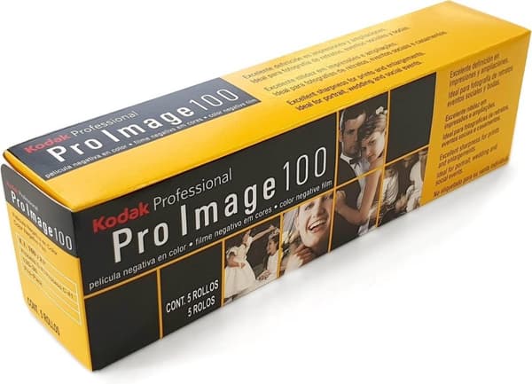 Kodak Pro Image 100 │5 pakkaus │Värifilmi │Valokuvarulla │Kelvurulla │Pieni kehys │135 │Valokuvarulla │Analoginen│100 ISO│100 ASA