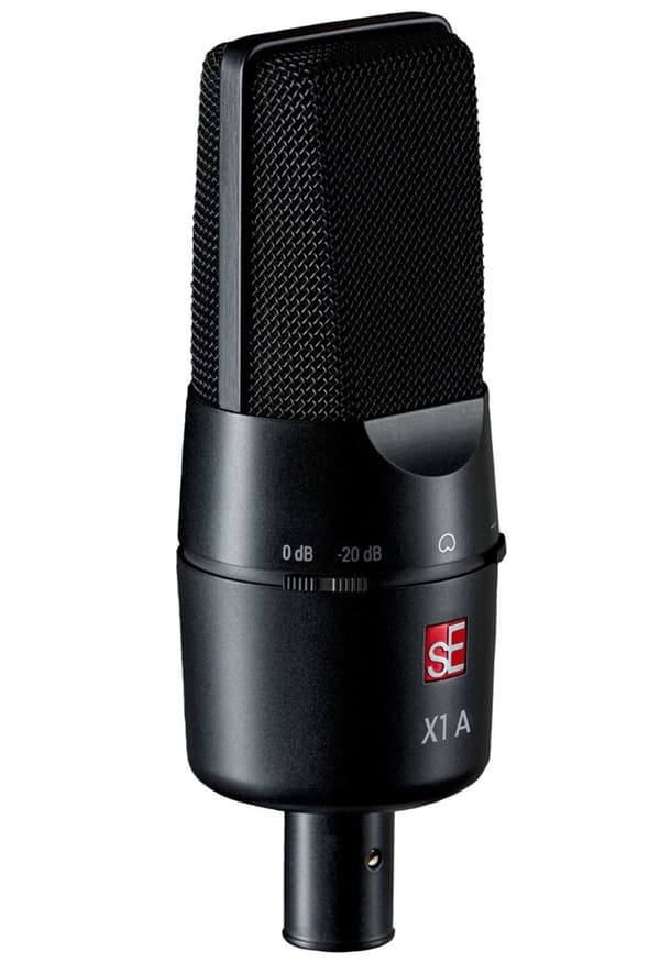 sE Electronics X1 A svart studiomikrofon