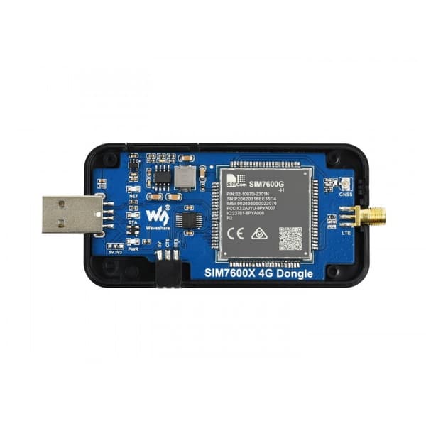 Moduuli, jossa SIM7600G-H GSM 4G GPS USB-liitin