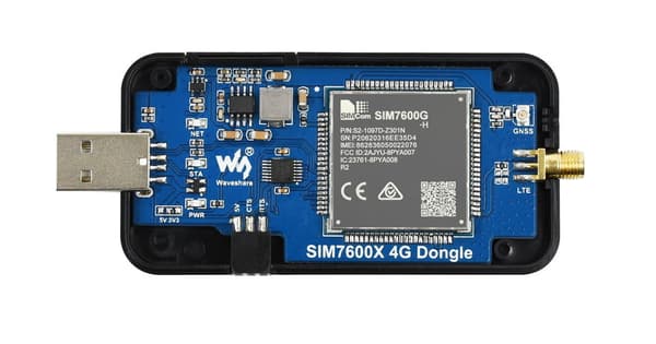 Moduuli, jossa SIM7600G-H GSM 4G GPS USB-liitin