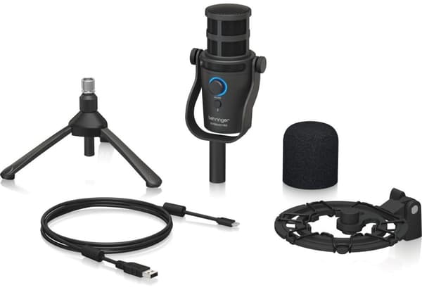 Behringer D2 PODCAST PRO - USB/XLR högtalarmikrofon