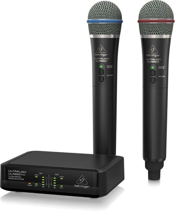 Behringer ULM302MIC - 2,4 GHz dobbelt trådløs mikrofon