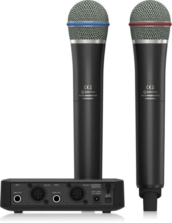 Behringer ULM302MIC - 2,4 GHz dobbelt trådløs mikrofon