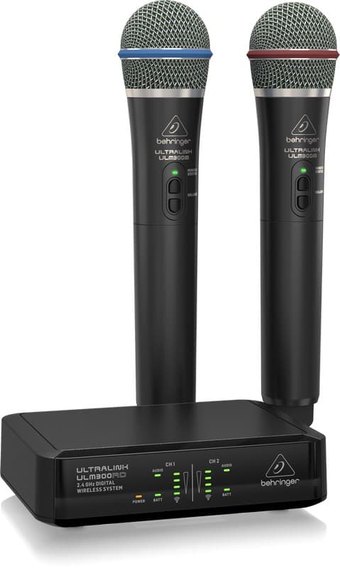 Behringer ULM302MIC - 2,4 GHz dobbelt trådløs mikrofon