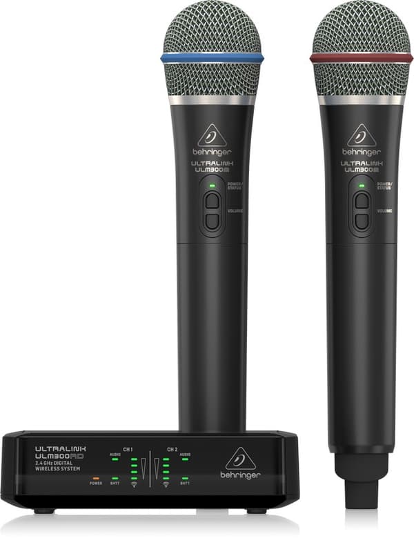 Behringer ULM302MIC - 2,4 GHz dobbelt trådløs mikrofon
