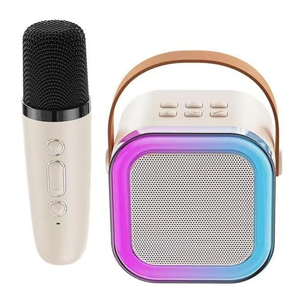 Bærbar Bluetooth Karaoke højttaler med 1 trådløs mikrofon