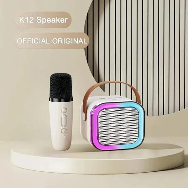 Bærbar Bluetooth Karaoke højttaler med 1 trådløs mikrofon
