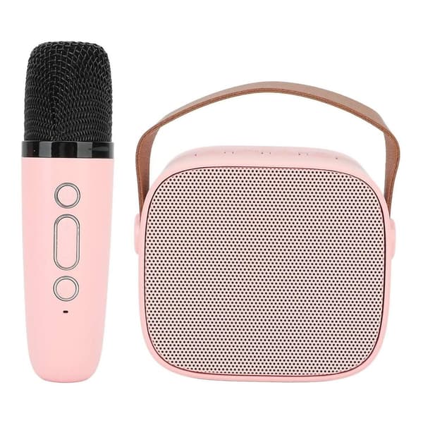 Kannettava Bluetooth Karaoke kaiutin 1 langattomalla mikrofonilla
