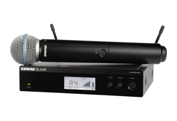 Shure BLX24RE/B58-H8E - trådløst vokalsystem til rackmontering med Beta 58A mikrofon