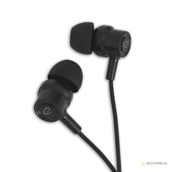 EH189K Esperanza in-ear-hörlurar med mikrofon eh189 svarta