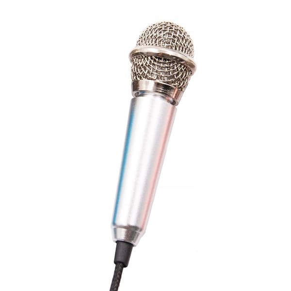 MINI MIKROFON til Karaoke TELEFON Jack 3,5 mm AUX