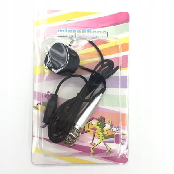 MINI MIKROFON til Karaoke TELEFON Jack 3,5 mm AUX
