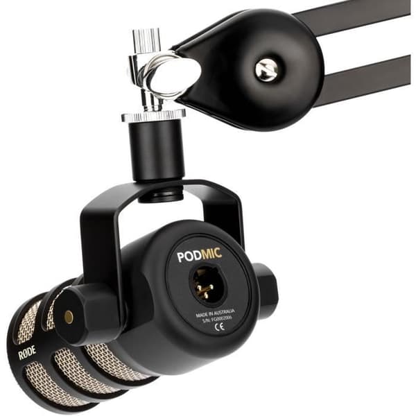 Dynamisk mikrofon med sändningskvalitet - RODE - PodMic - Cardioid - Svart - Inspelning