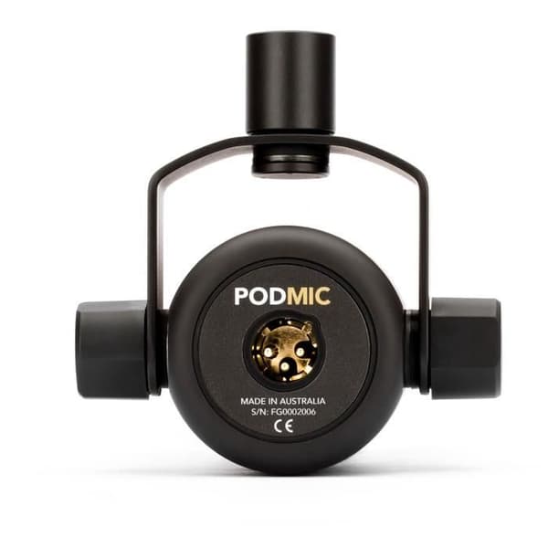 Dynamisk mikrofon med sändningskvalitet - RODE - PodMic - Cardioid - Svart - Inspelning