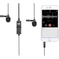 Miniatyrbild 2 av 3: BOYA M1DM Dual Lavalier-mikrofon - TRRS-utgång - 4m kabel