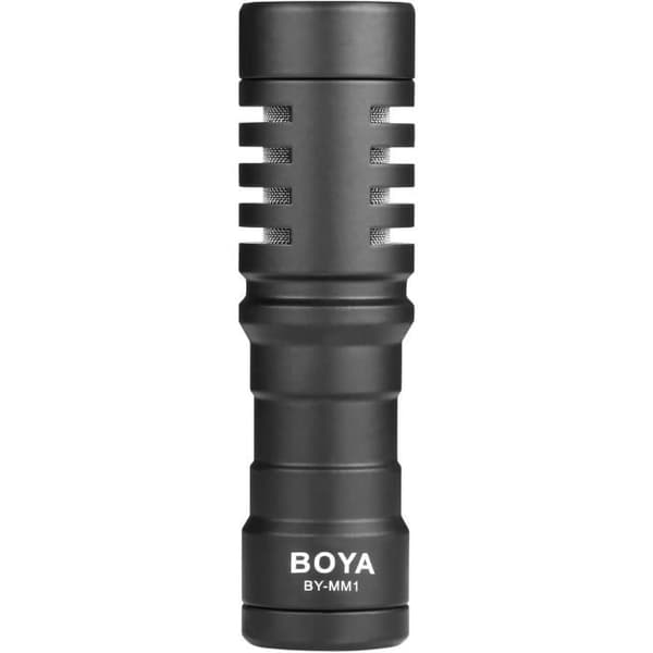 BOYA MM1 Hyper Compact Cardioid kondensatormikrofon - TRS & TRRS utgångskabel