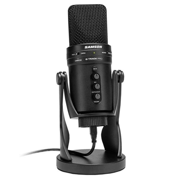 Mikrofon USB - Samson - G-Track Pro - Färg Svart - USB-kontakt - USB-funktionalitet