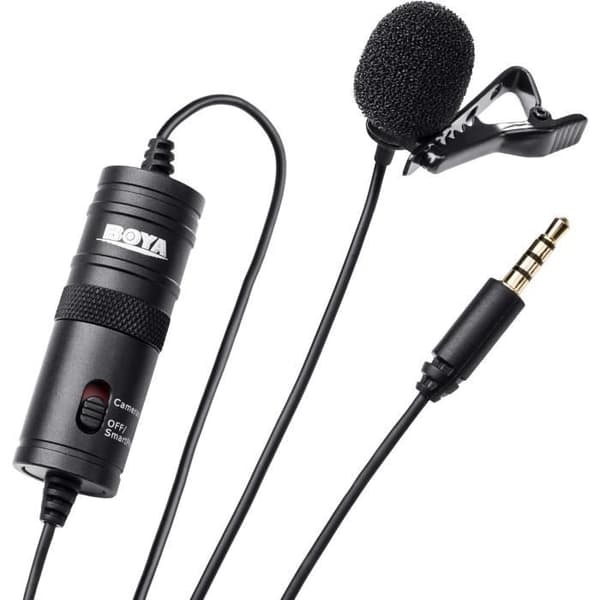 BOYA M1 Rundstrålande lavaliermikrofon - 6 m kabel