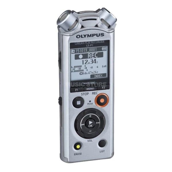 Digital röstinspelare OLYMPUS LS-P1 - Klar ljud och lite brus - Grå