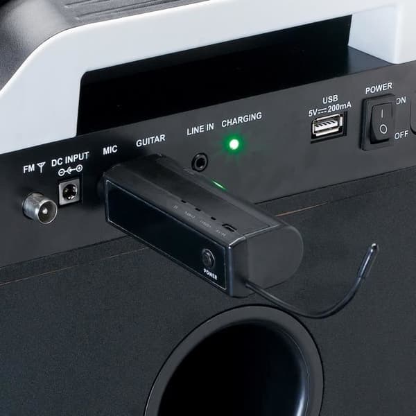 Lenco - MCW-020BK - Set med 2 trådlösa mikrofoner