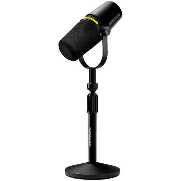 Shure MV7+ K med bordstativ Dynamisk Mikrofon